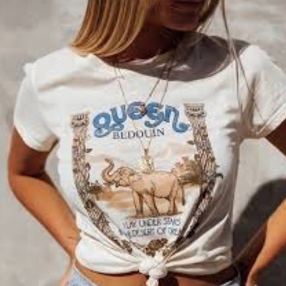 Queen TEE T-Shirt Bedouin Graphic Top - Picture 2 of 4